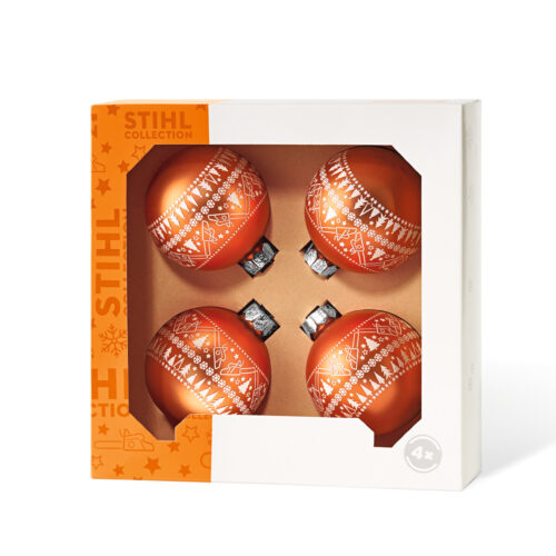 STIHL Bombka świąteczna ICON – zestaw 4 szt.